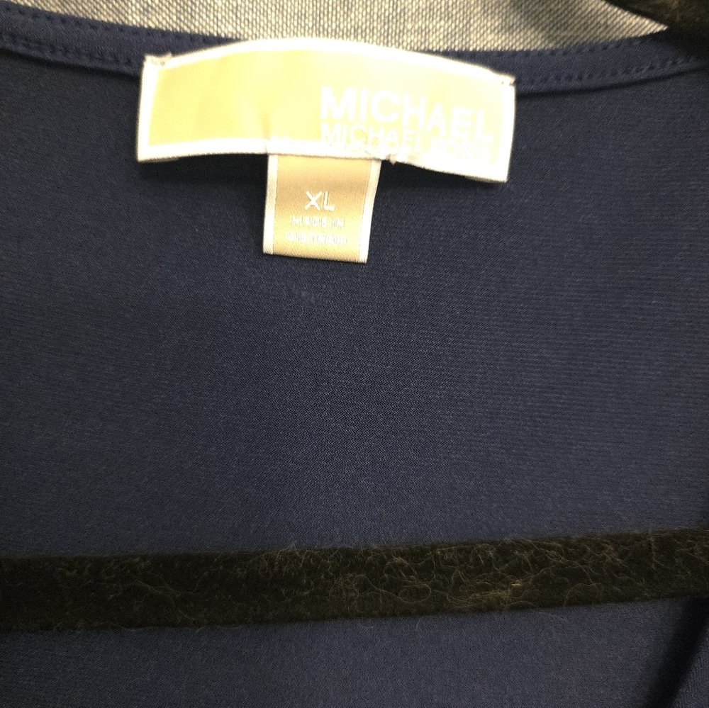 MICHAEL KORS Navy Blue Dress Size XLARGE - Picture 2 of 4